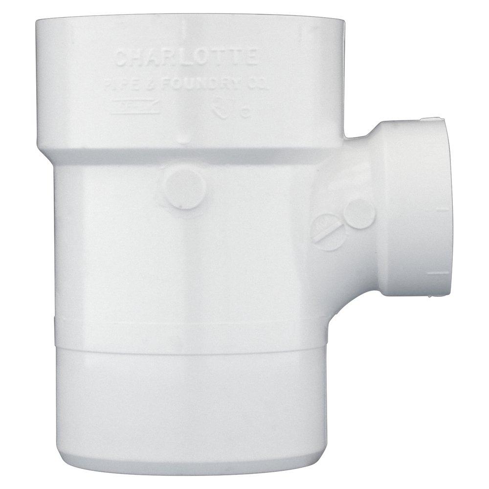 White PVC DWV Street Sanitary Tee 