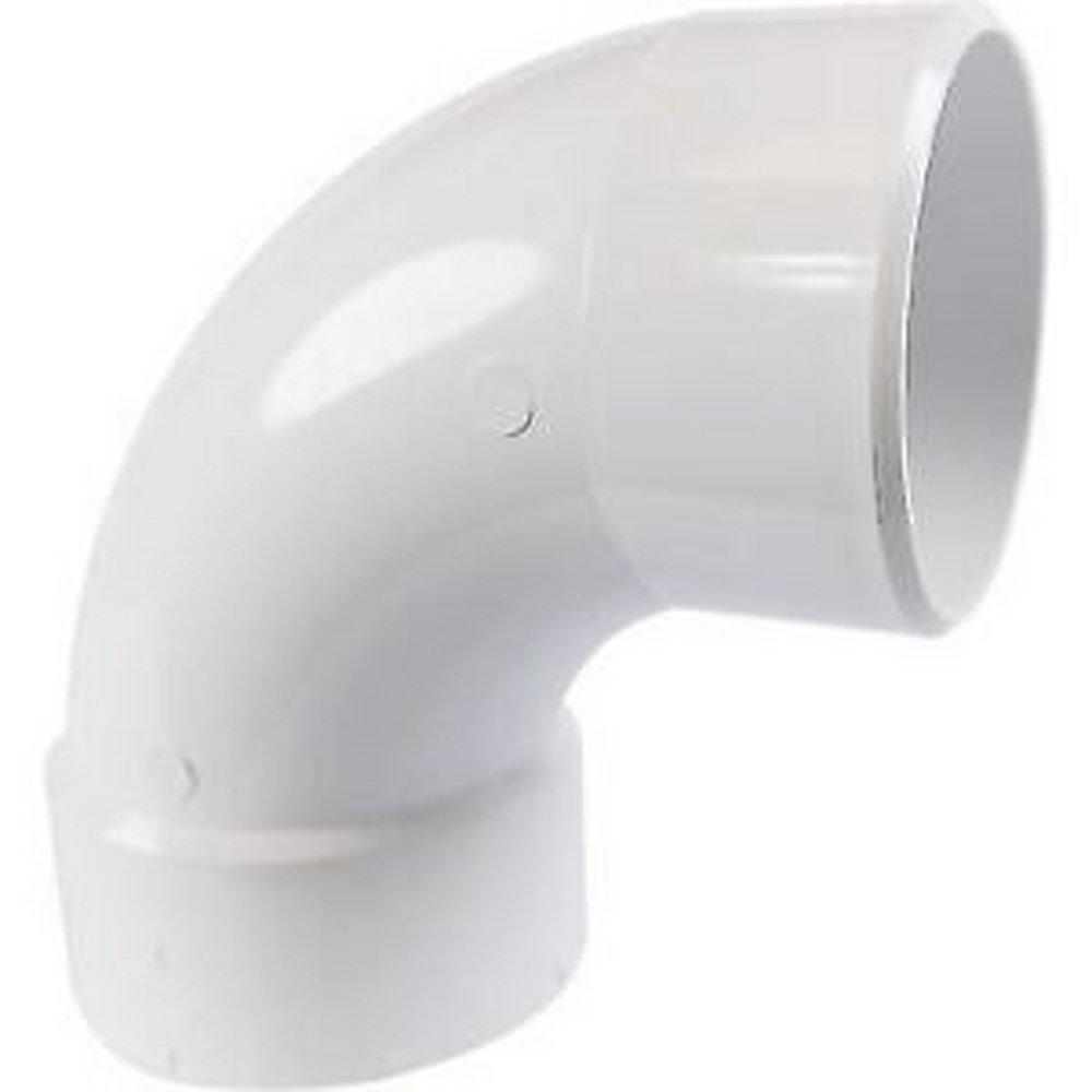 Genova Hub x Spigot Straight, DWV, Sanitary and Street Schedule 30 PVC 90 Degree Elbow 