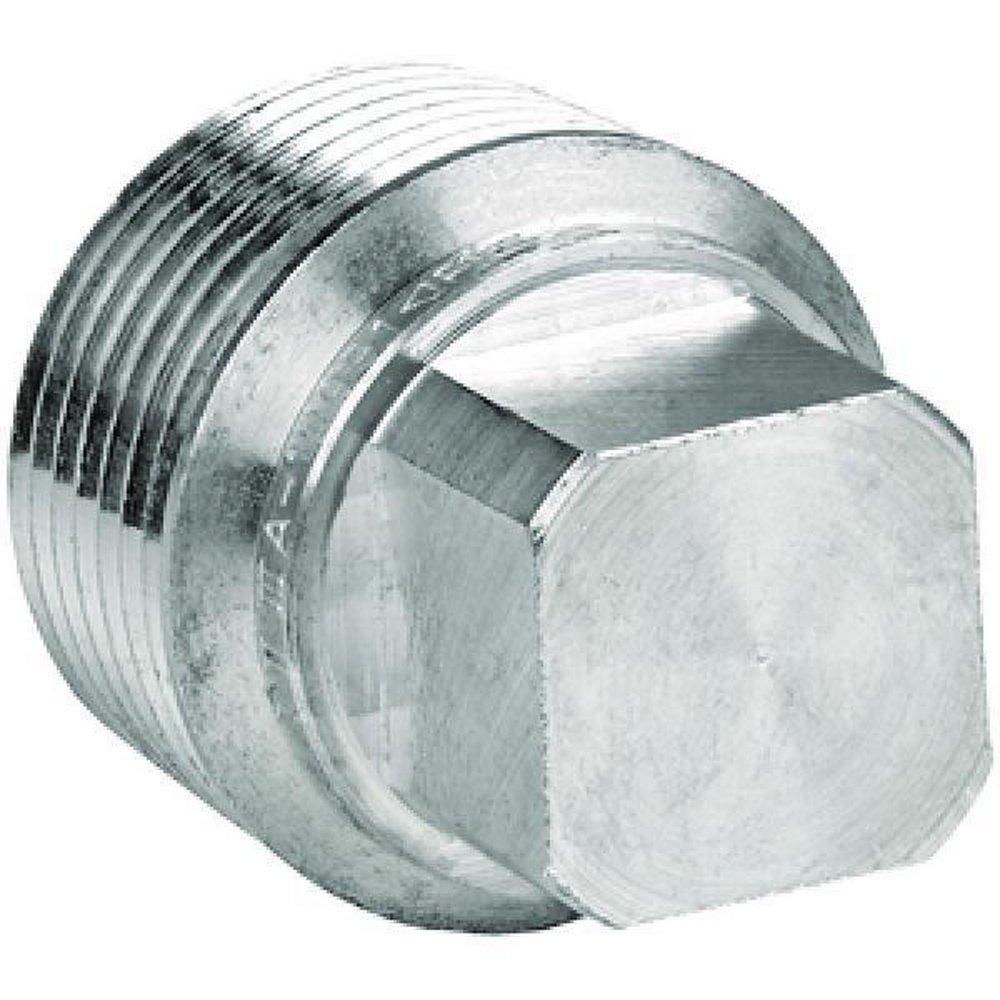 Threaded Aluminum Nipple with Plug 