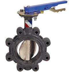 10 in. Ductile Iron Lug Buna-N Gear Operator Handle Butterfly Valve