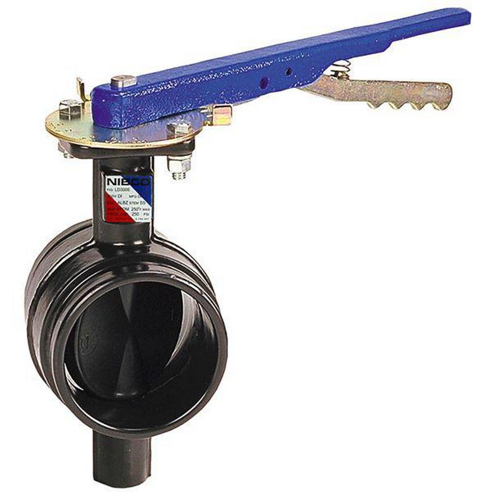 NIBCO Ductile Iron EPDM Locking Lever Handle Butterfly Valve 