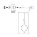 Speakman Polished Chrome Self-Closing Valve for Emergency Shower 