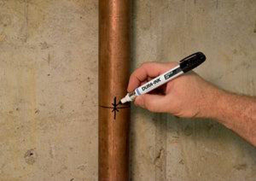 Markal&reg; Black 5-5/8 in. Ink Marker 