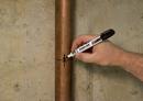 Markal&reg; Black 5-5/8 in. Ink Marker 