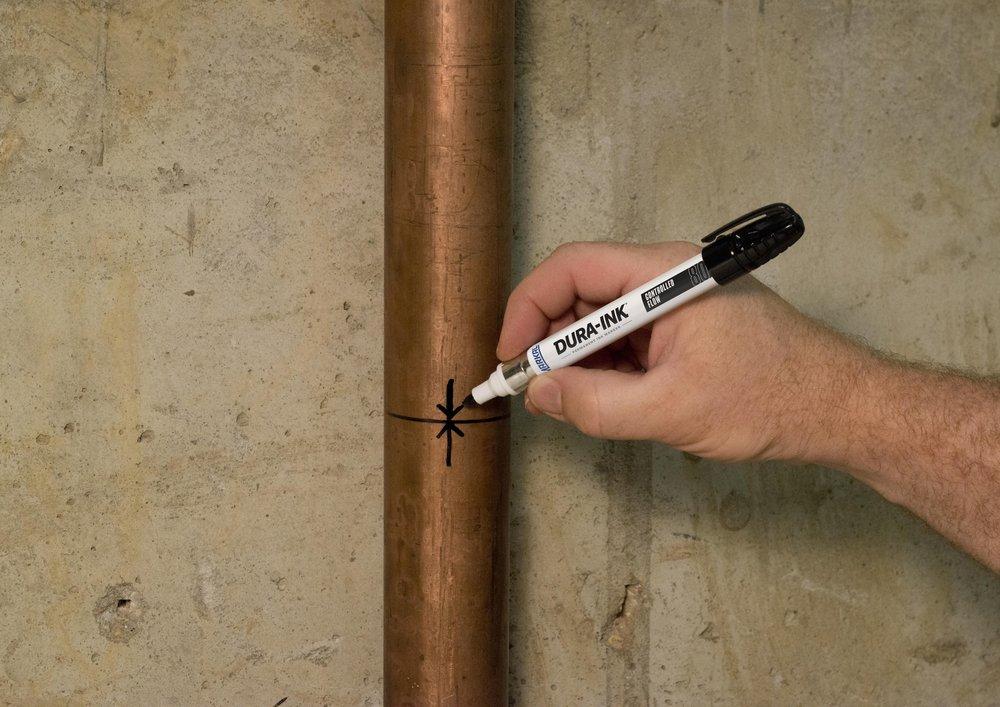 Markal&reg; Black 5-5/8 in. Ink Marker 