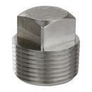 1/2 in. Threaded 3000# Square Head 304L Stainless Steel Plug