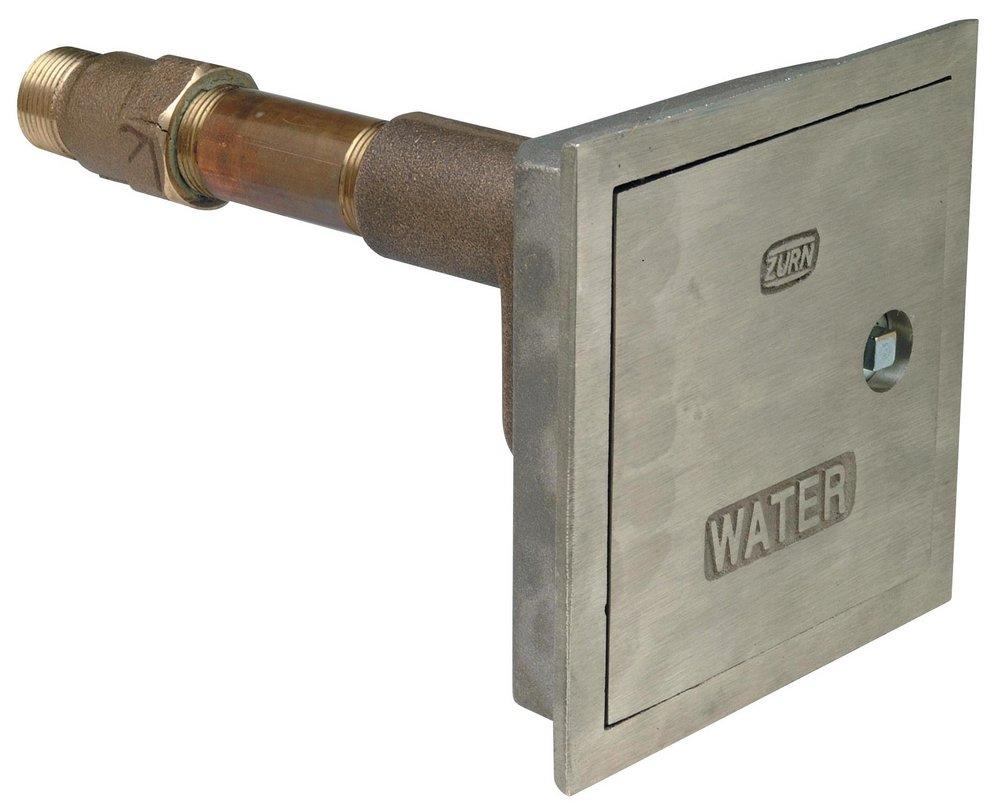 Zurn Nickel Bronze Nickel Bronze 1 x 3/4 in. FIPT and MIPT x GHT Wall Hydrant 