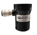 Precision Plumbing Products Tube x MPT BSPP Plastic Adapter in Black 