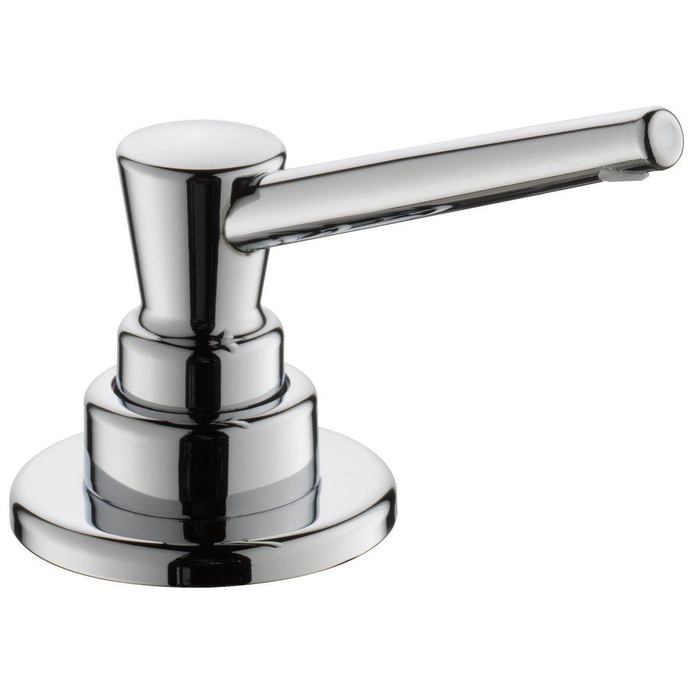 Delta Faucet Chrome 2-3/4 in. 10 oz Kitchen Soap Dispenser 