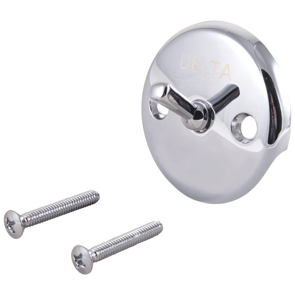 Delta Faucet Chrome Overflow Face Plate and Screw 
