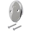 Delta Faucet Chrome Brass Overflow Face Plate and Screw 