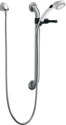 Delta Faucet Stainless/White Dual Function Hand Shower 