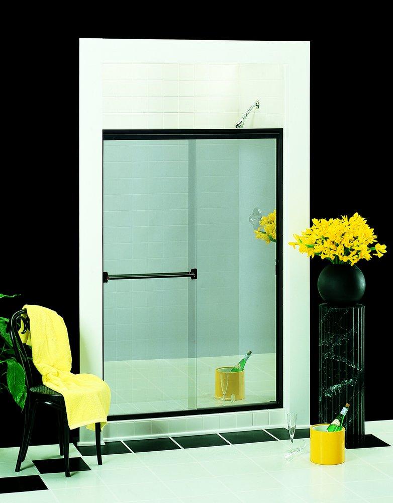 Basco Shower Enclosures Silver 60 in. Shower Door 