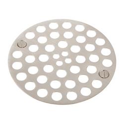 4 in. Solid Brass Strainer for Plastic Oddities Satin Nickel