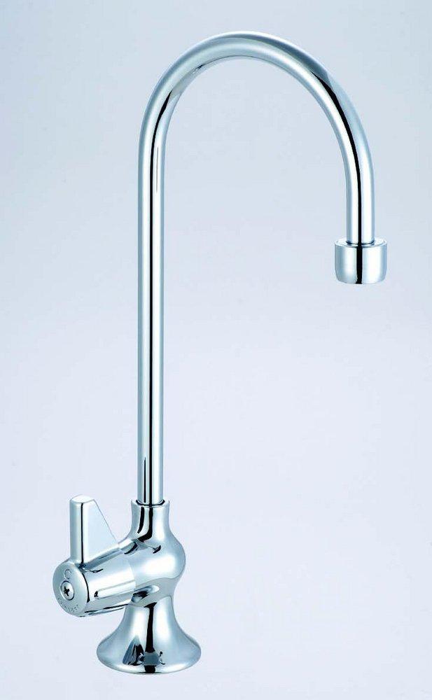 Central Brass Polished Chrome 2 gpm Cold Single Canopy Handle Bar Faucet 