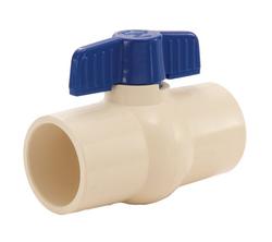3/4 in. Plastic Full Port Solvent Weld 150# Ball Valve