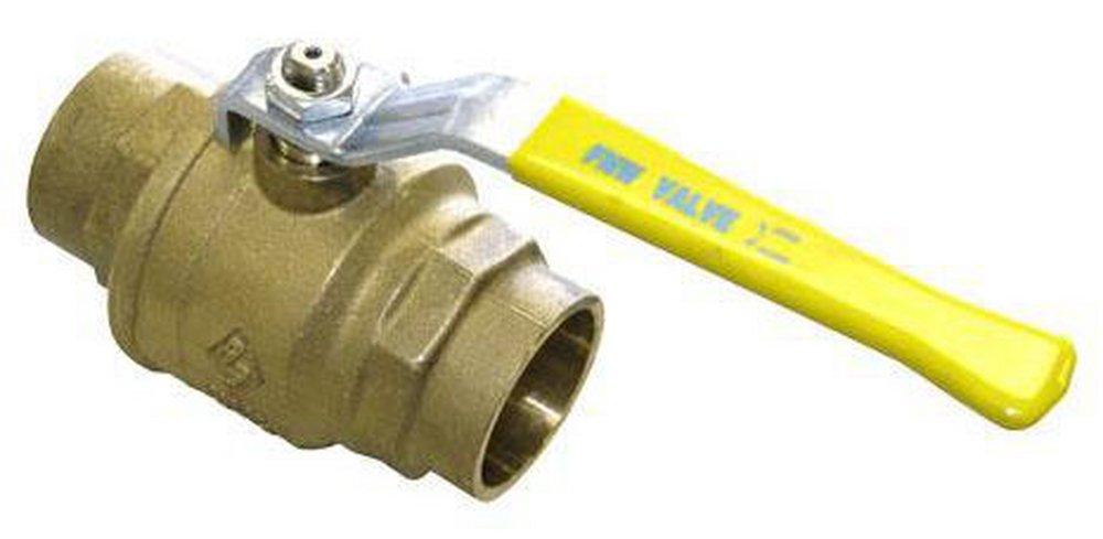 FNW&reg; DZR Brass Full Port Sweat 600# Ball Valve 