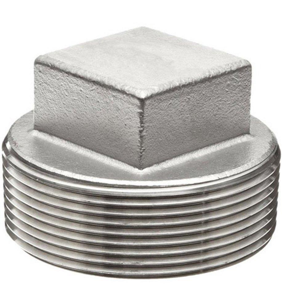Threaded 1000# 316 Stainless Steel Square Plug 