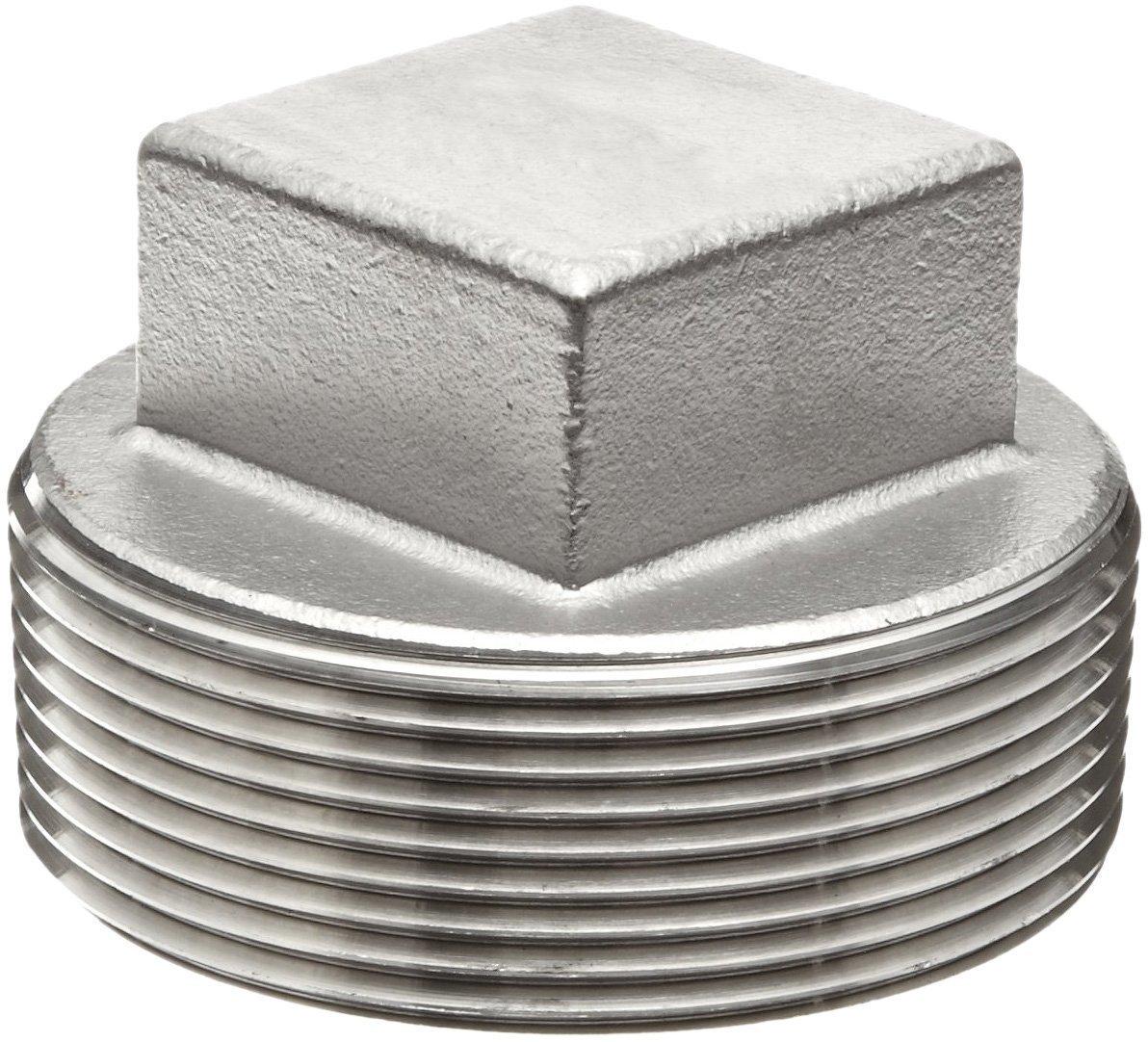 MNPT 1000# Global 304 and 304L Stainless Steel Square Head Plug 