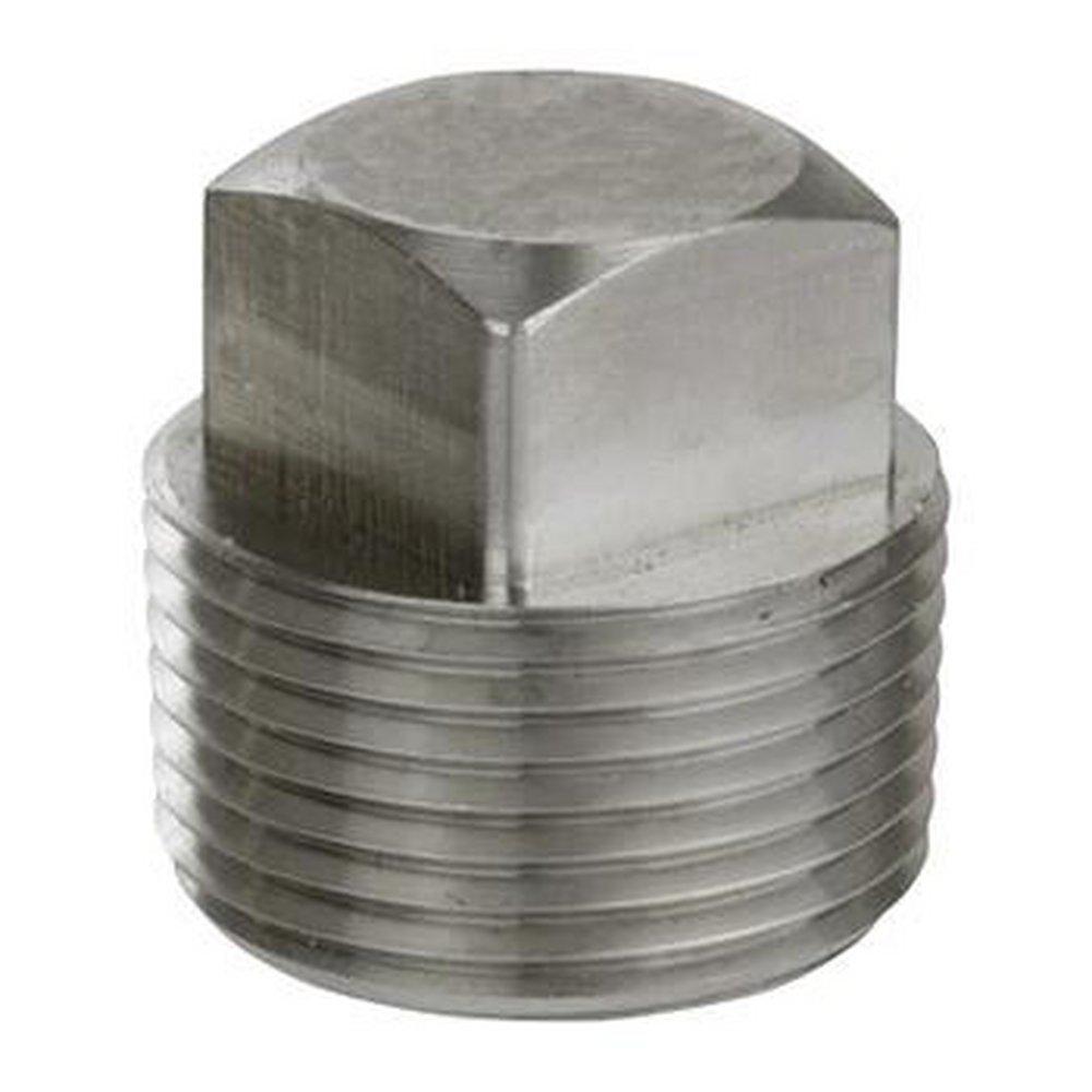 MNPT 1000# Global 304 and 304L Stainless Steel Square Head Plug 