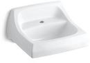 21-1/4 x 18-1/4 in. Rectangular Wall Mount Bathroom Sink in White