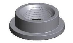 1/2 in. Carbon Steel Threaded Flange ASTM A105 Domestic