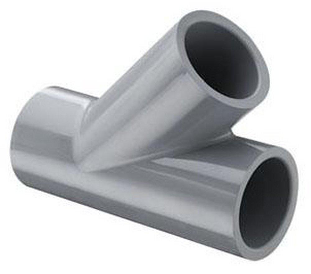 Grey Socket Weld Sch. 80 CPVC Wye 