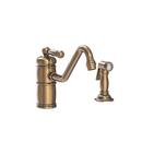Newport Brass Antique Brass Single Handle Kitchen Faucet 
