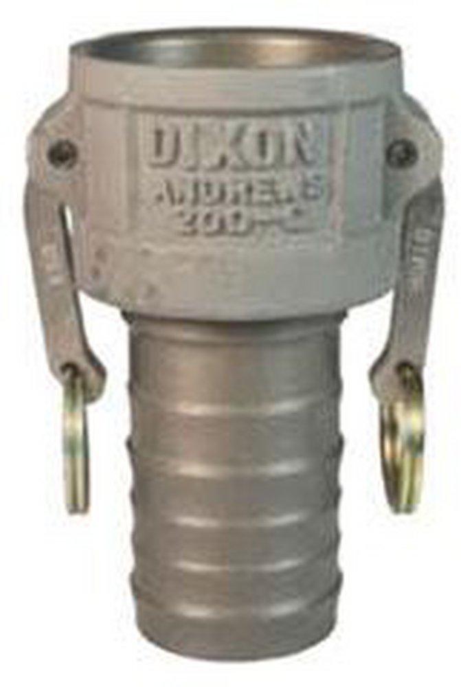 Dixon Valve & Coupling Coupler x Hose Shank Straight Aluminum Hard Coat Cam and Groove Coupling 