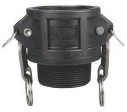 3 in. Part "B" Polypropylene Female Quick Connect Coupler x MPT