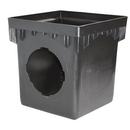 NDS Black 12-3/8 in. 4.25 lb. Plastic Catch Basin in Black 