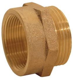 1-1/2 in. FNPT x 1-1/2 in. MNST Brass Hex Nipple