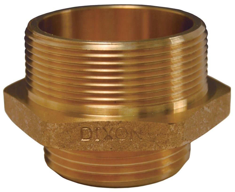 Dixon Valve & Coupling 2 x 2-5/16 in. Fire Protection Cast Brass Hex Nipple 