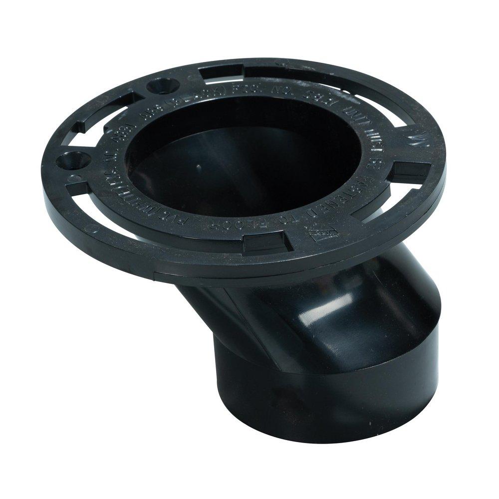 Water-Tite ABS Flush Overall Size Closet Flange 
