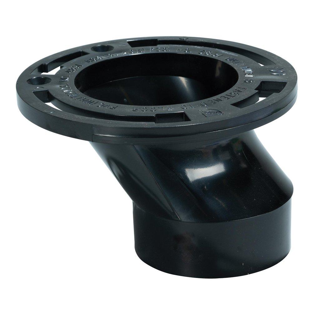 Water-Tite ABS Flush Overall Size Closet Flange 