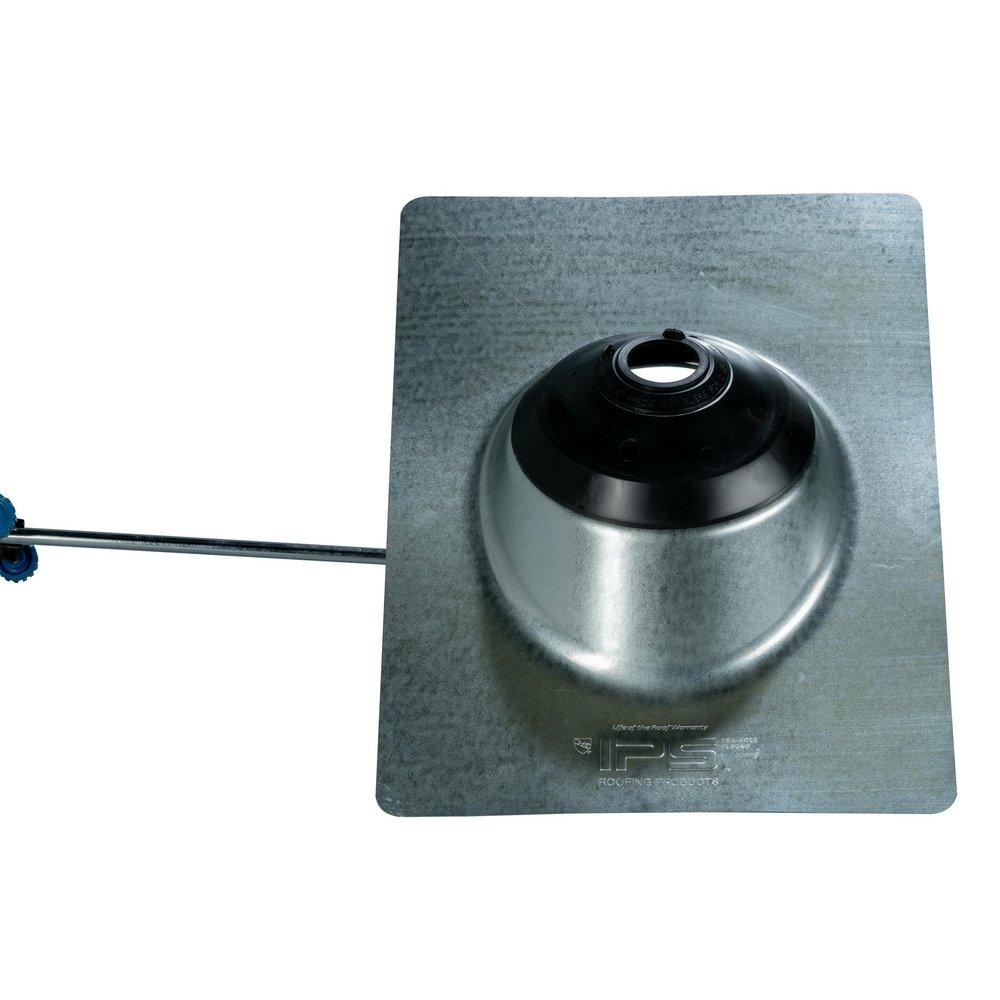 IPS Corporation Galvanized 1-1/2 in. Galvanized Base Roof Flashing 