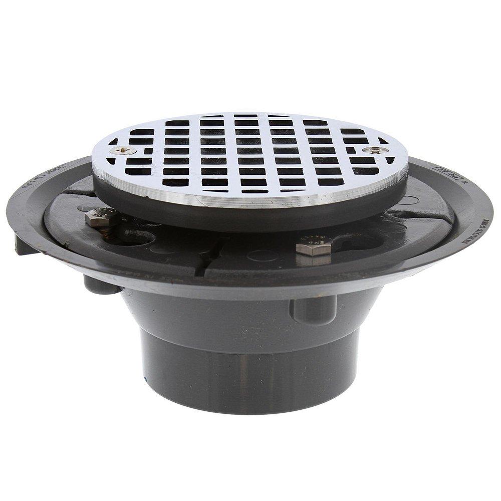 Jones Stephens Chrome Plated 2 in. Plastic Shower Drain 