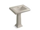 KOHLER Sandbar 1-Hole Bathroom Rectangular Lavatory Sink with Rear Center Drain 