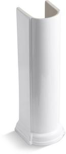KOHLER White Pedestal Sink Base 