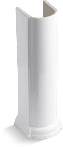 Pedestal Sink Base in White