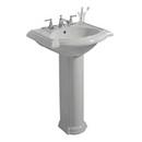 24-1/8 x 19-3/4 in. Oval Pedestal Sink and Base in Ice™ Grey