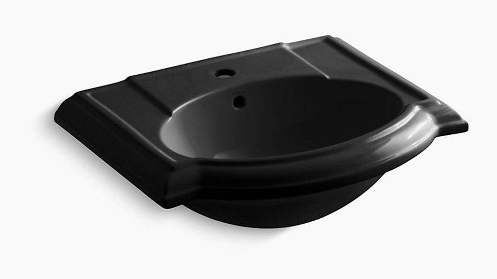 KOHLER Black Black&trade; Pedestal Vessel 