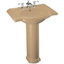 Oval Pedestal Sink with Base in Mexican Sand™