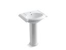 KOHLER White Pedestal Bathroom Sink 