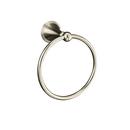 Round Closed Towel Ring in Vibrant Polished Nickel