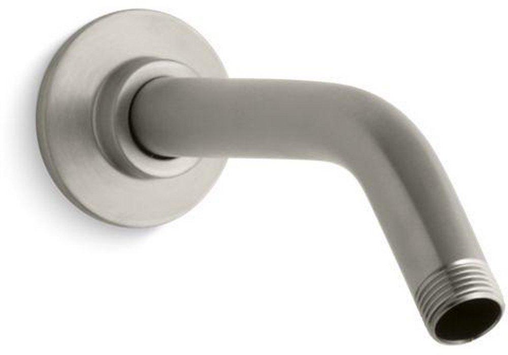 KOHLER Vibrant Brushed Nickel 7-1/2 in. Wall Mount Shower Arm and Flange 