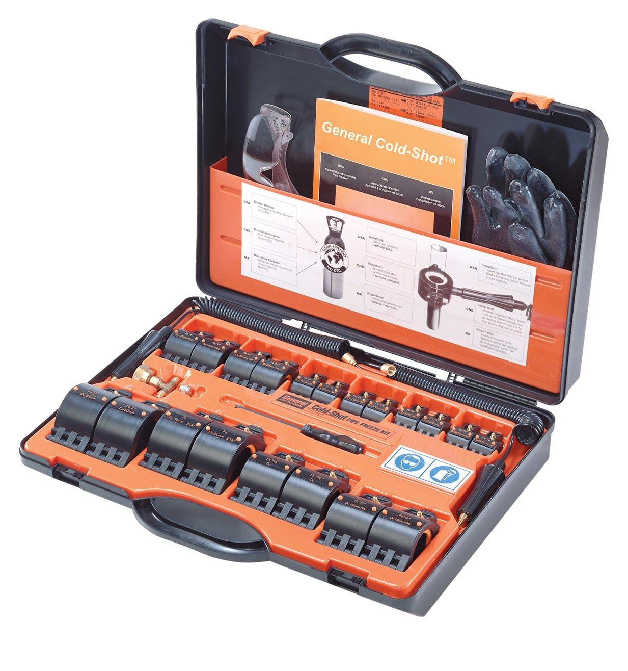 General Pipe Cleaners Orange Pipe Freezing Kit 
