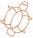 General Pipe Cleaners Orange Cable Carrier 