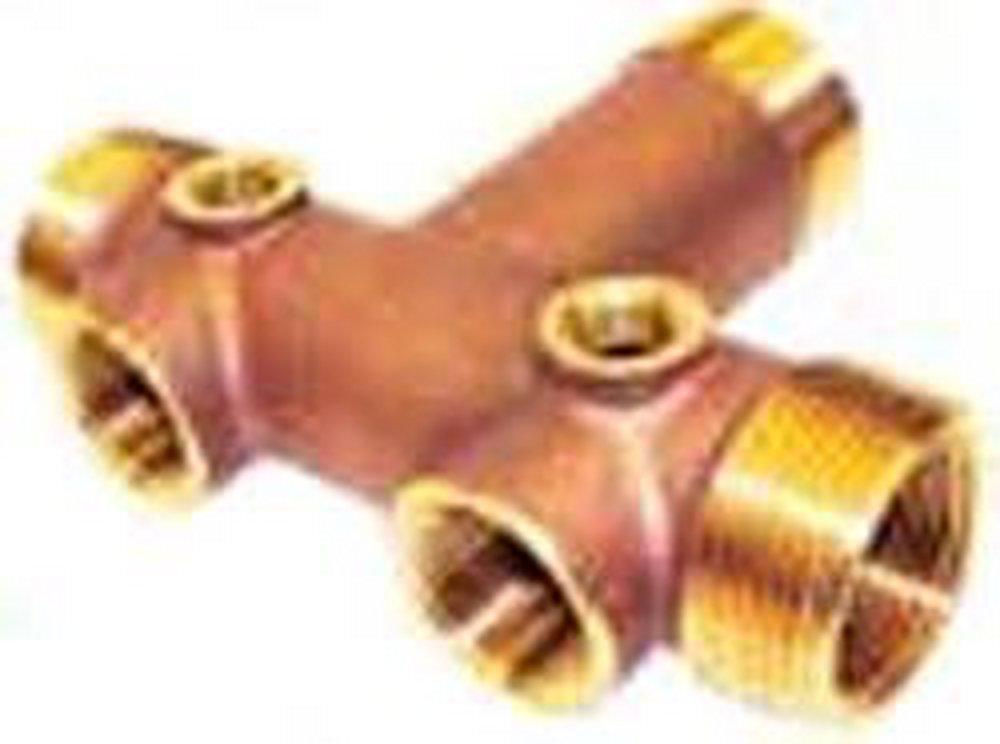 Merrill Manufacturing 4 in. Brass Tank Tee 