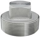 1/4 in. Threaded 3000# Global Square Head 304L Stainless Steel Plug